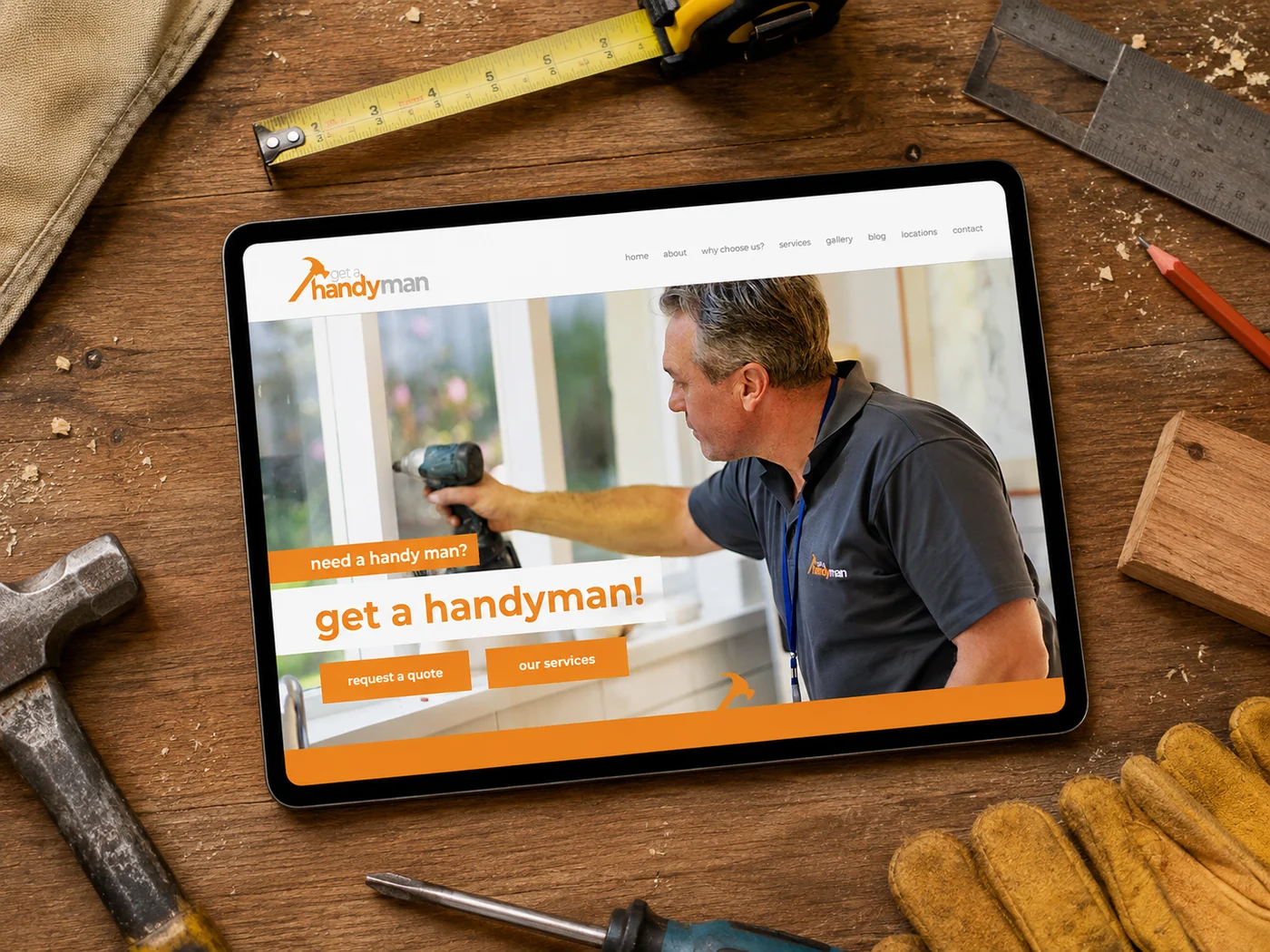 The Get a Handyman website
