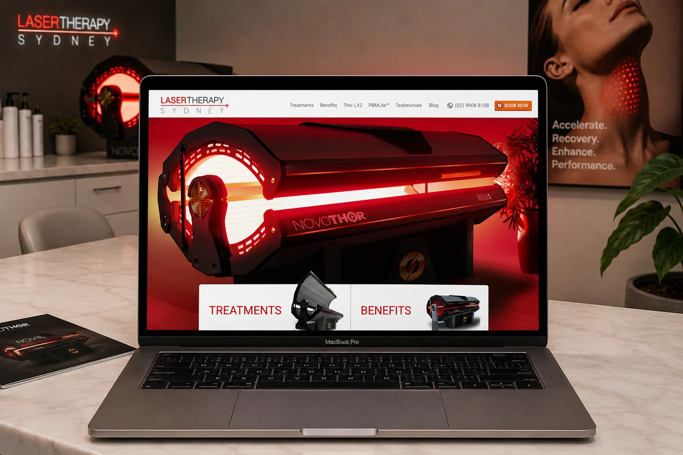 The Laser Therapy Sydney website