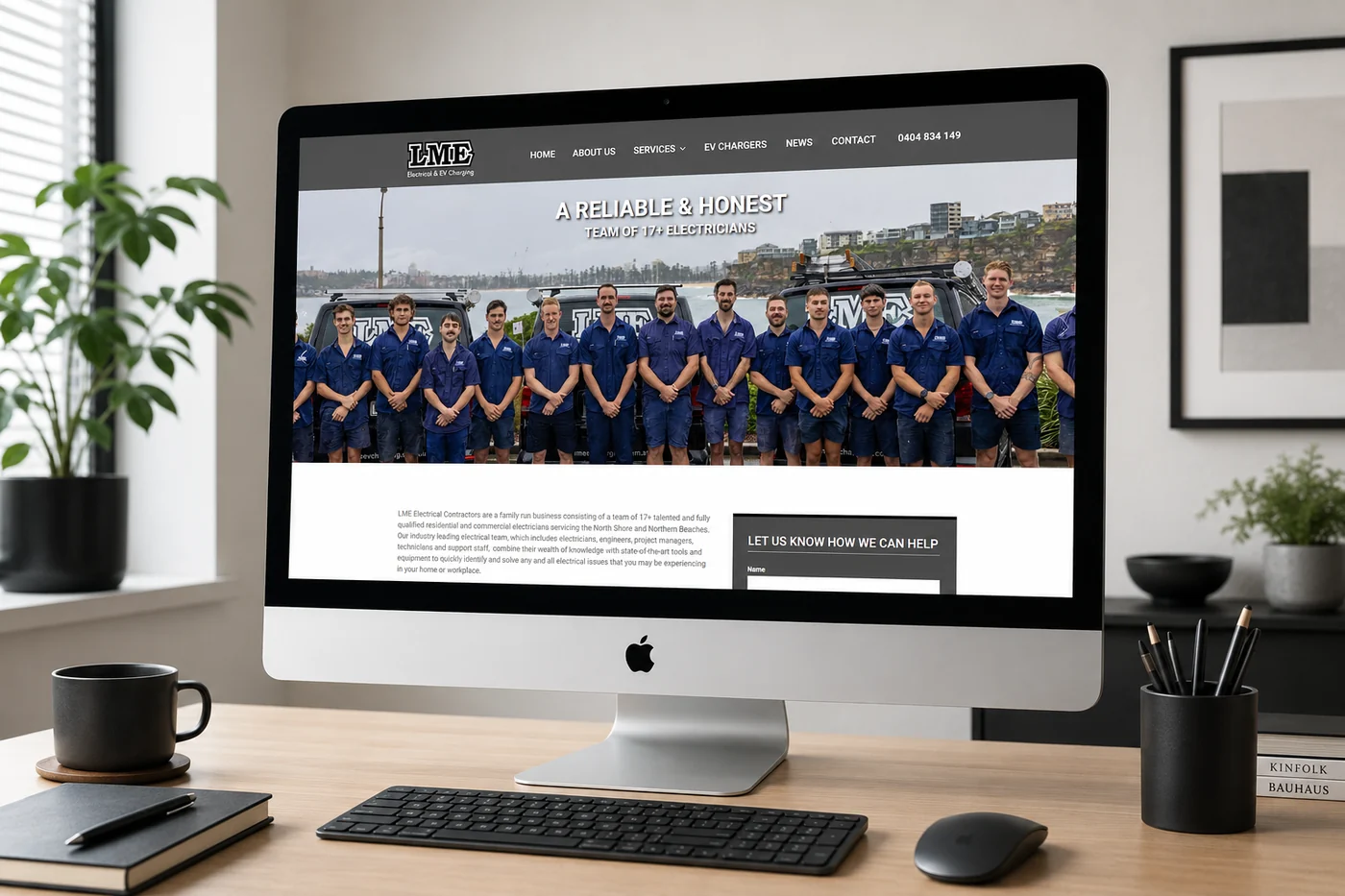 The LME Electrical website