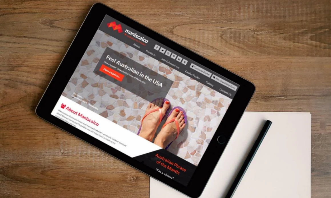 The Maniscalco Stone website