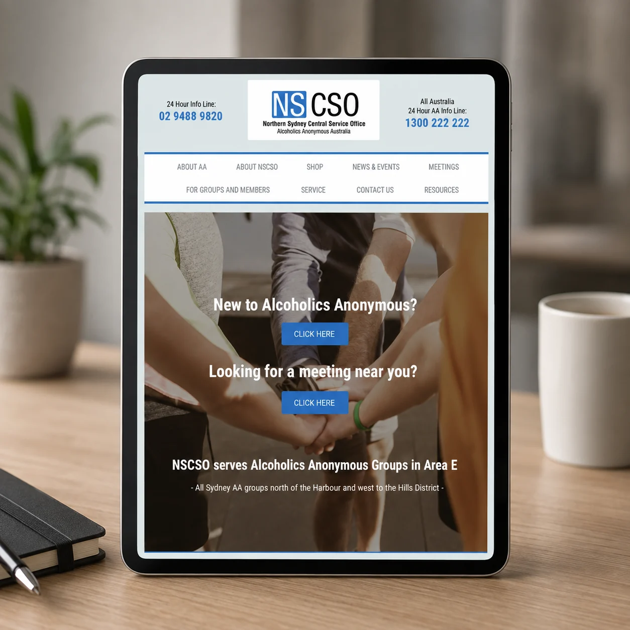 The NSCSO website