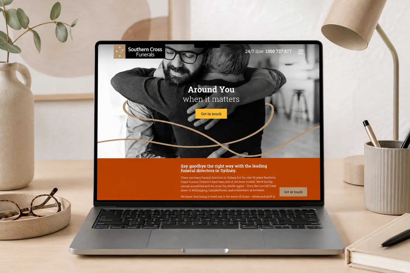 The Southern Cross Funerals website