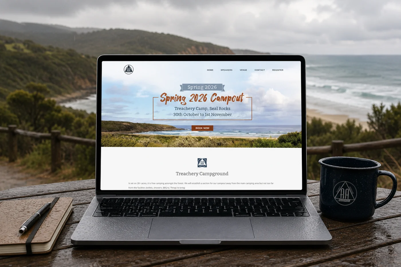The Sydney Men's Camp website