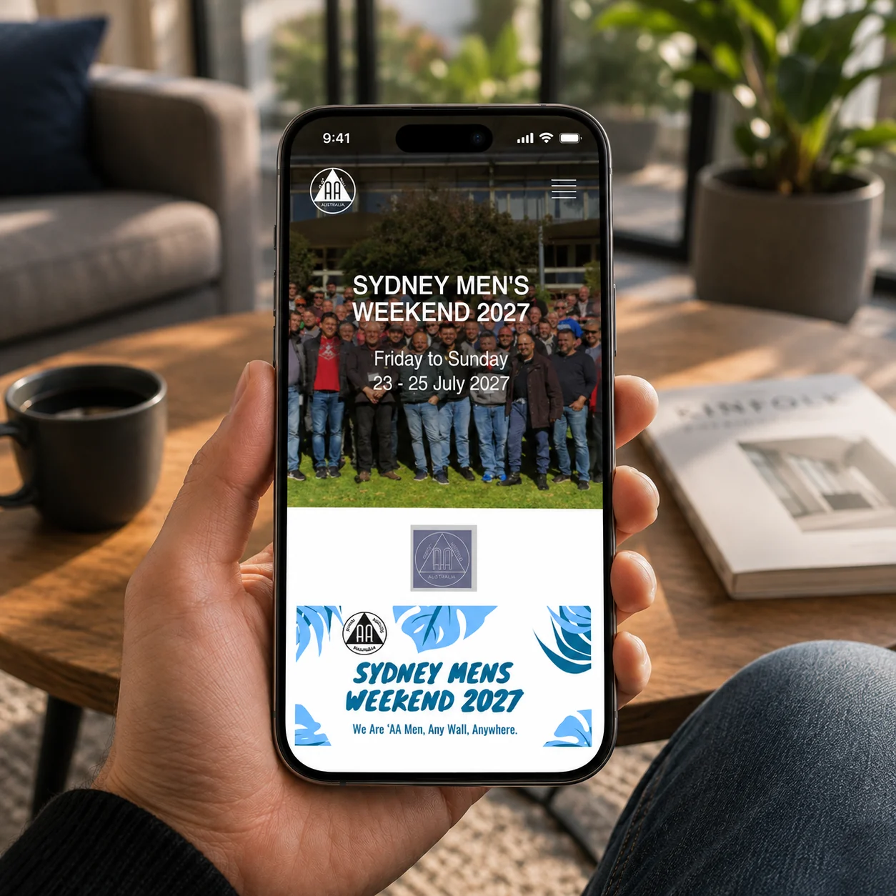 The Sydney Men's Weekend website